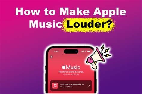 how to make apple music louder on iphone