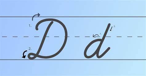 how to write a uppercase D in cursive: exploring the unique characteristics of the letter